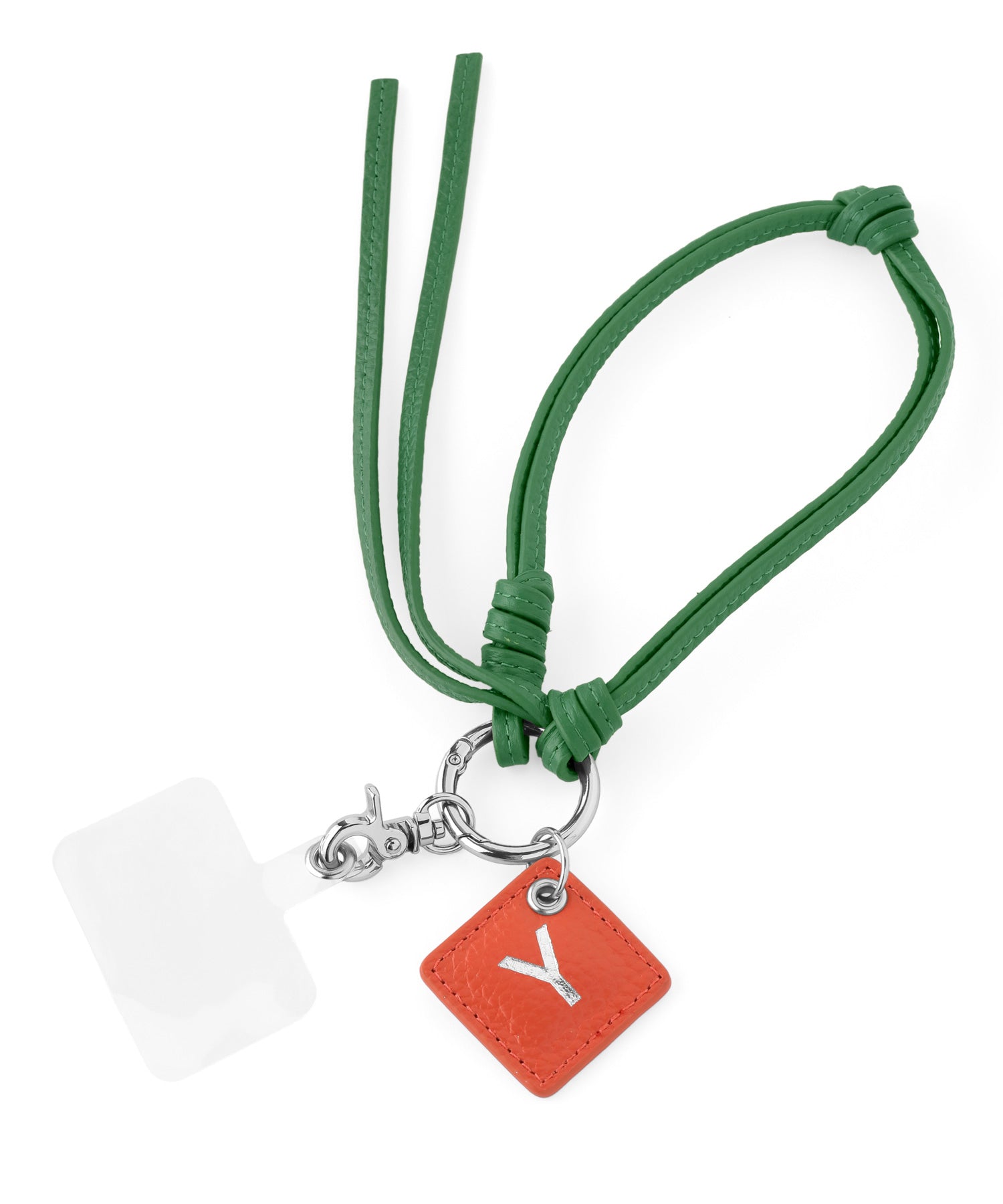 アクセサリー anemone ANEMONE】カラーレザーイニシャルストラップ｜アネモネ・シエナロゼ