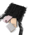 [Casselini] Tulle ruffle shoulder bag