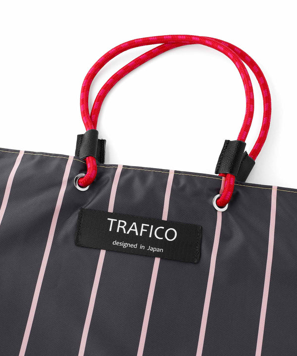 【trafico】ストライプ柄トートバッグ