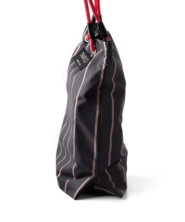 【trafico】ストライプ柄トートバッグ