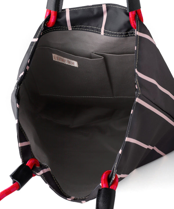 【trafico】ストライプ柄トートバッグ