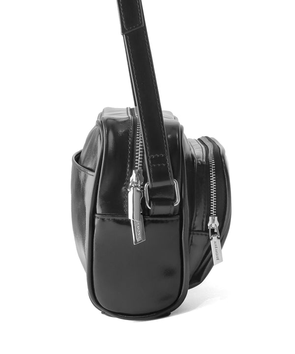 Leather shoulder bag