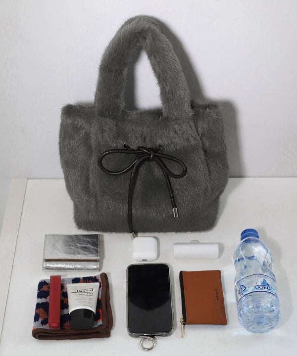 リボンエコファートートバッグ