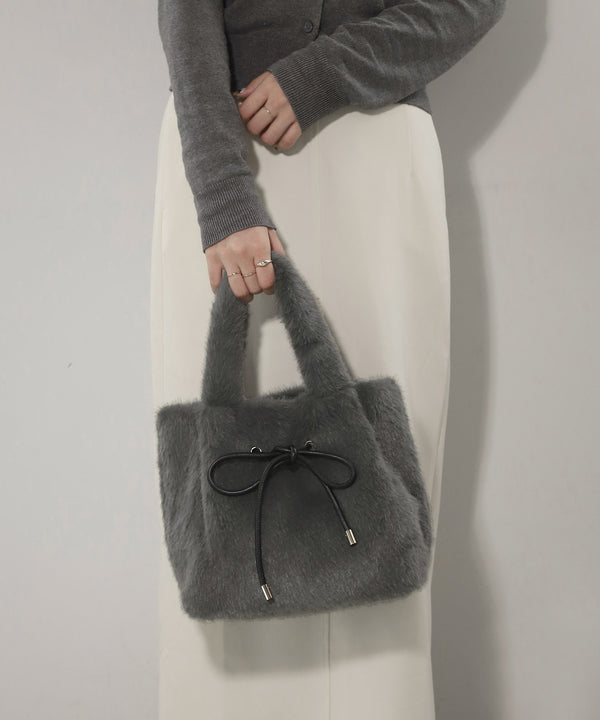 リボンエコファートートバッグ