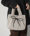 リボンエコファートートバッグ