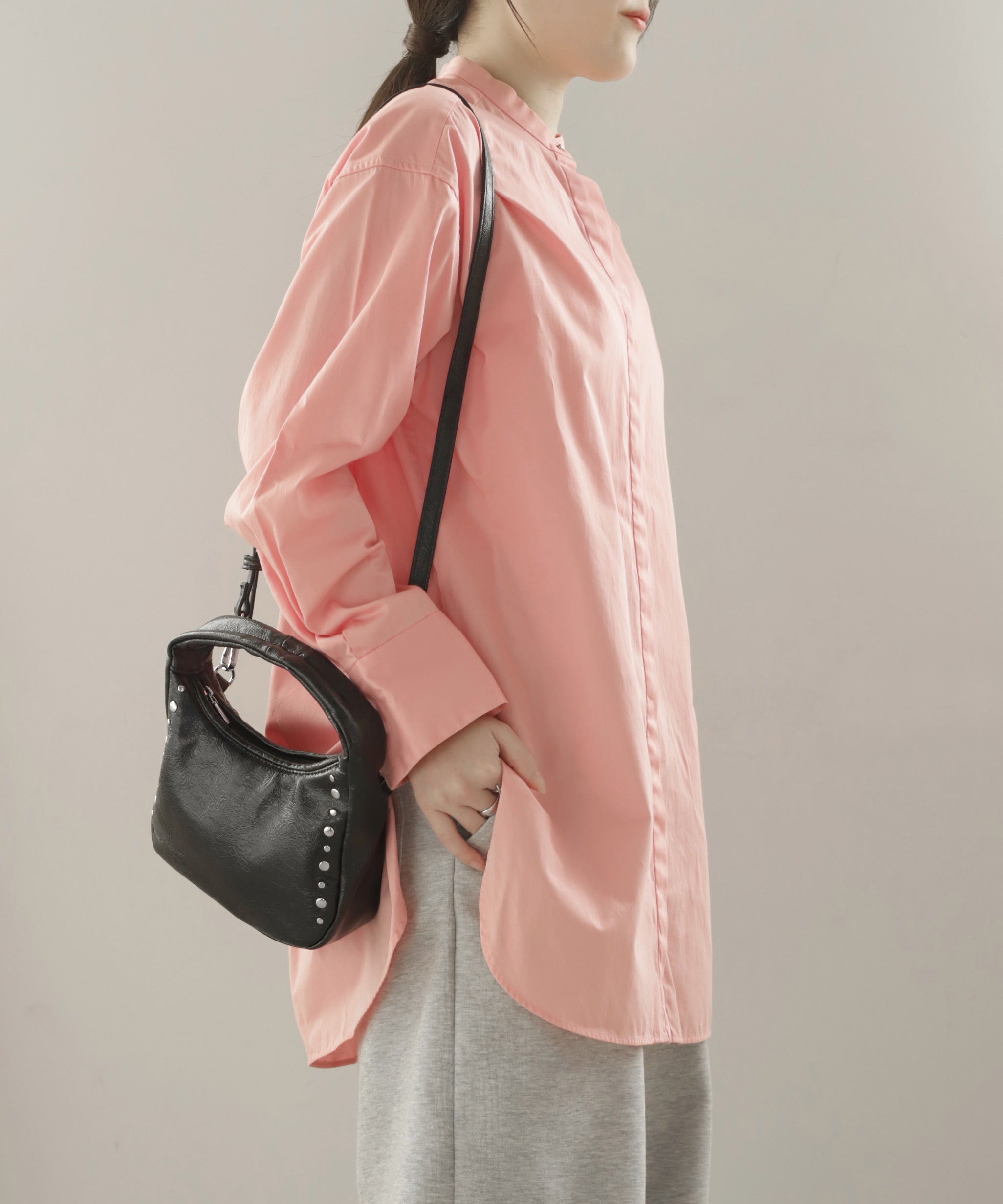Pleats Please Issey Miyake Women's Half Moon Pleats Bag in Pink