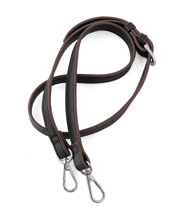 Leather-style 2-way bag with pouch