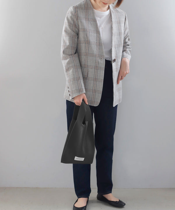 Simple knit tote bag [S]