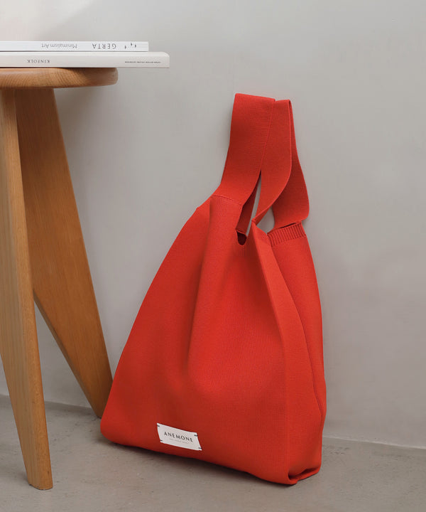 Simple knit tote bag [M]