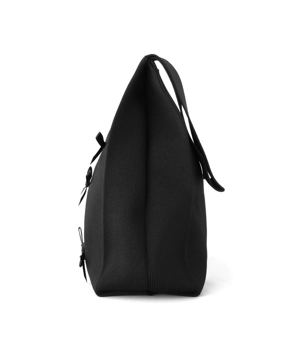 Ribbon Point Knit Tote Bag