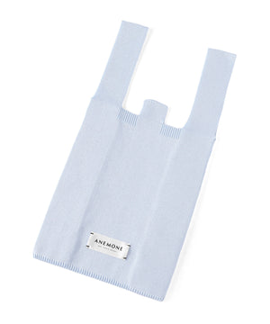 Lamé knit tote bag [S]