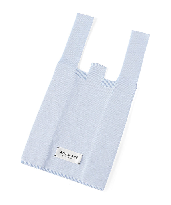 Lamé knit tote bag [S]