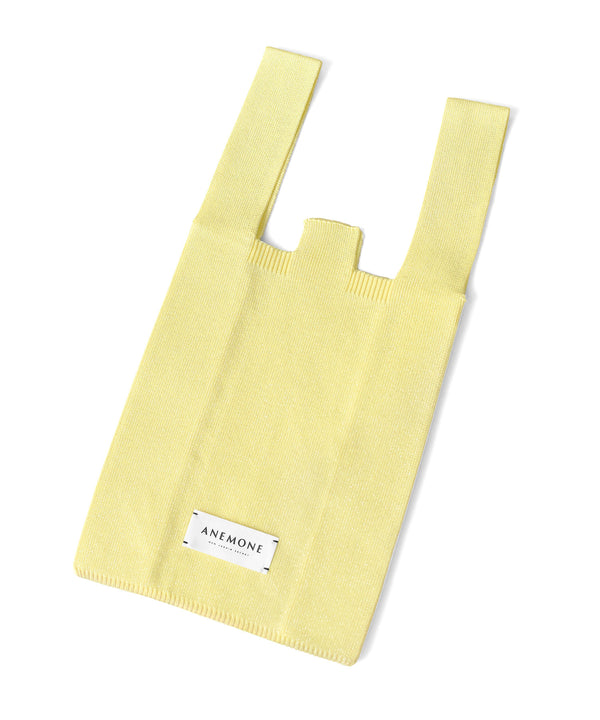 Lamé knit tote bag [S]