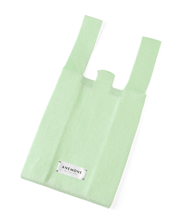 Lamé knit tote bag [S]