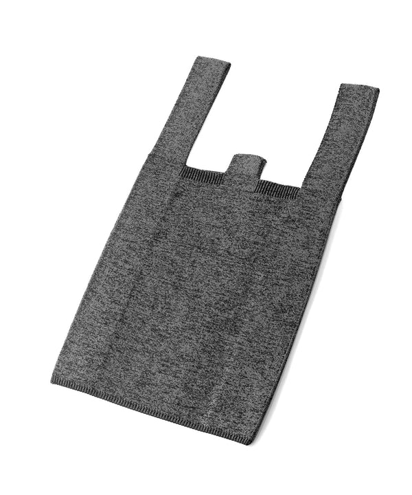 Lamé knit tote bag [M]