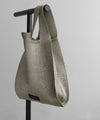 Lamé knit tote bag [M]