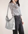 Leather-look belt shoulder bag