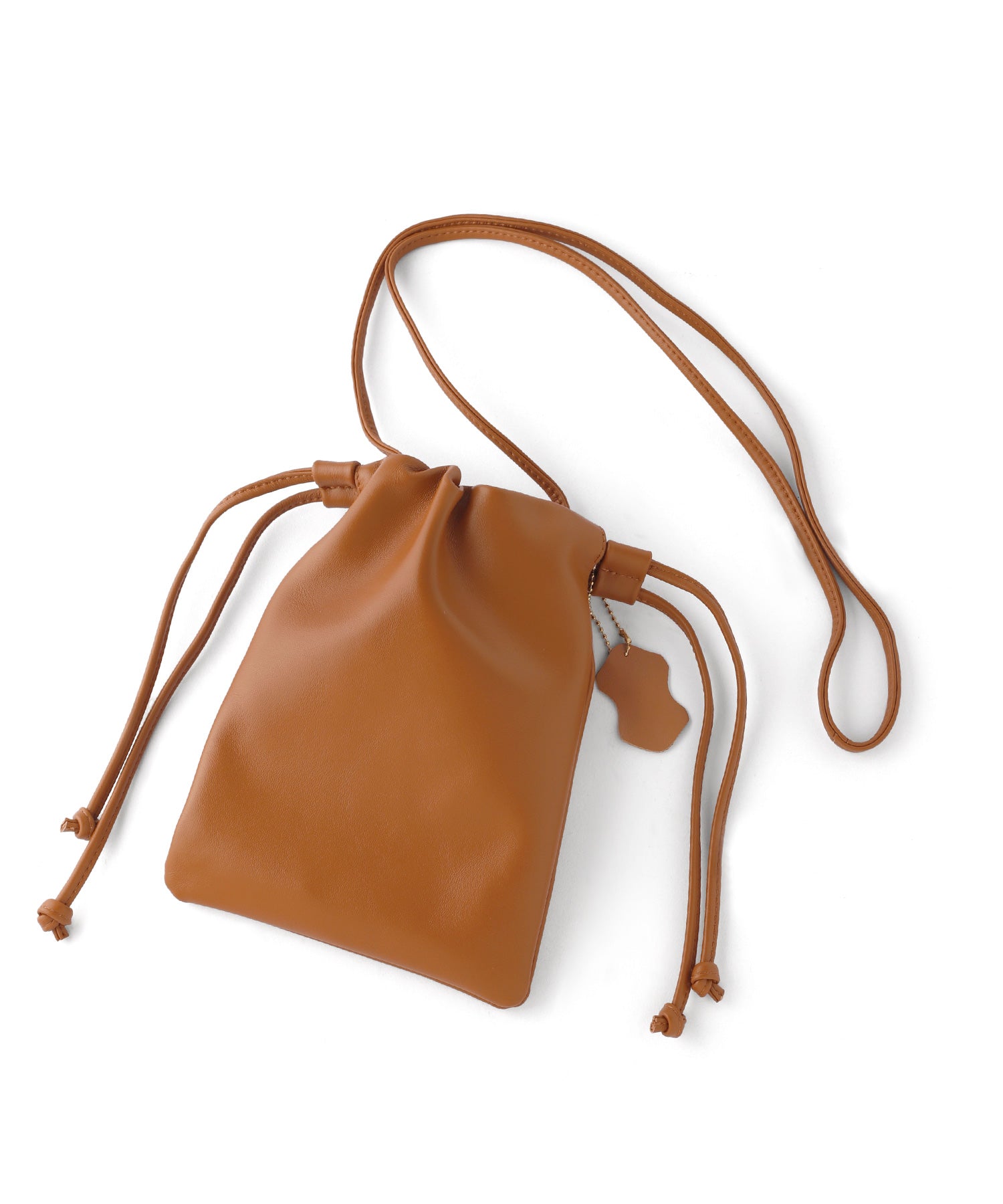 ANEMONE】【COOCO】ラムレザー巾着ショルダーバッグ｜SANPO ONLINE