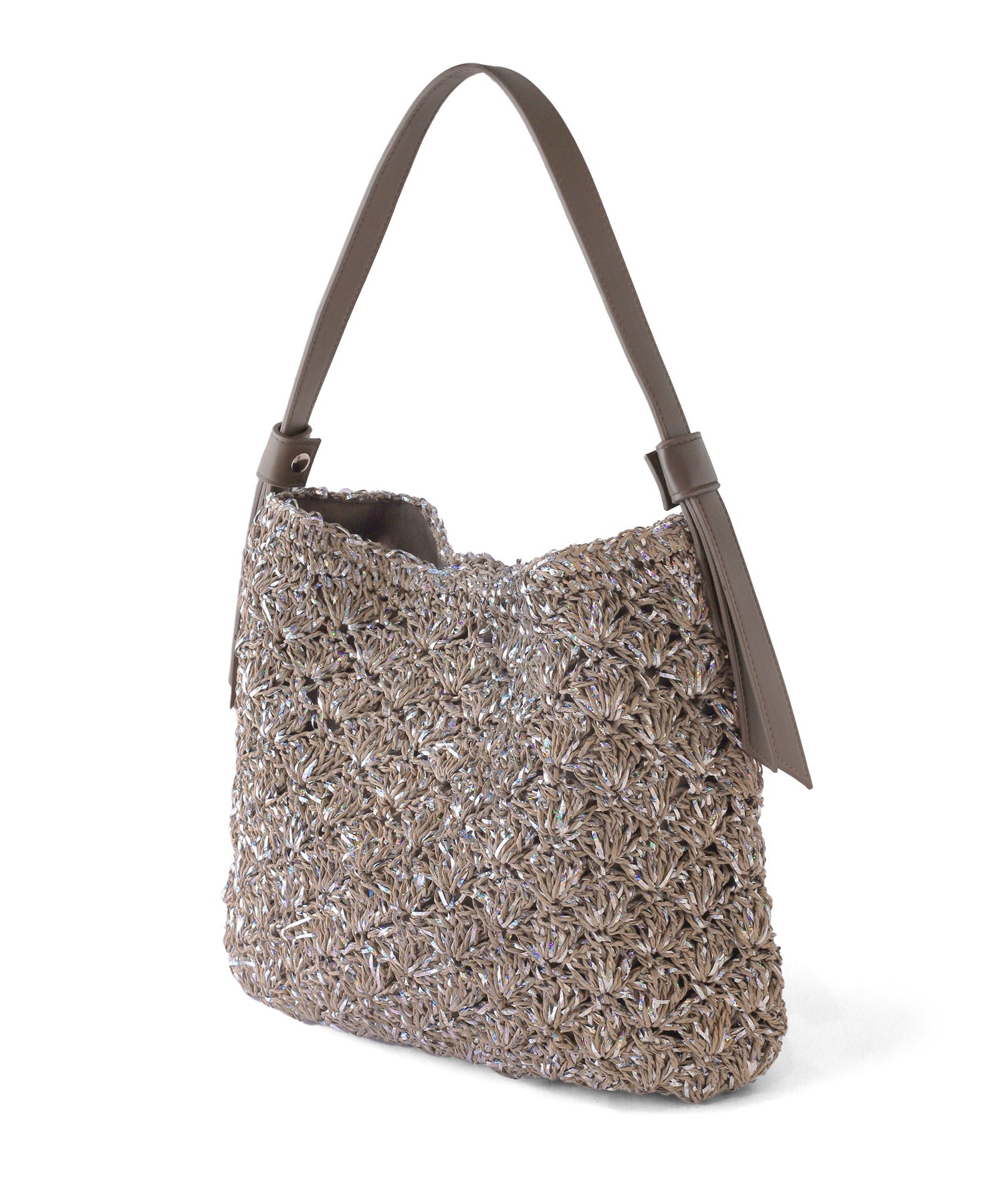 ANEMONE】【COOCO】ホログラムショルダーかごバッグ｜アネモネ