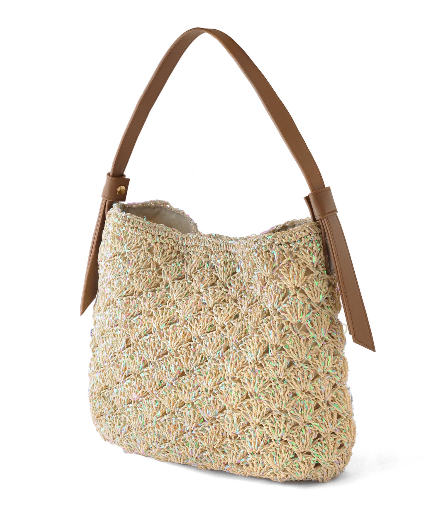 ☆R☆coco☆ ANEMONE】【COOCO】ホログラムショルダーかごバッグ｜アネモネ