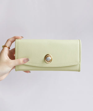 [ANEMONE x HASHIBAMI] Natural Stone Leather Wallet