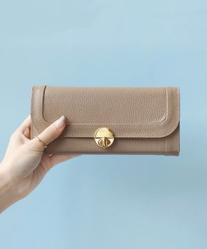 [ANEMONE x HASHIBAMI] Metal Buckle Leather Wallet