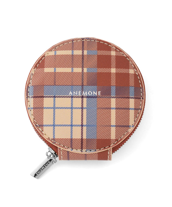 ANEMONE】【オンライン限定】チェックアクセサリーポーチ｜アネモネ