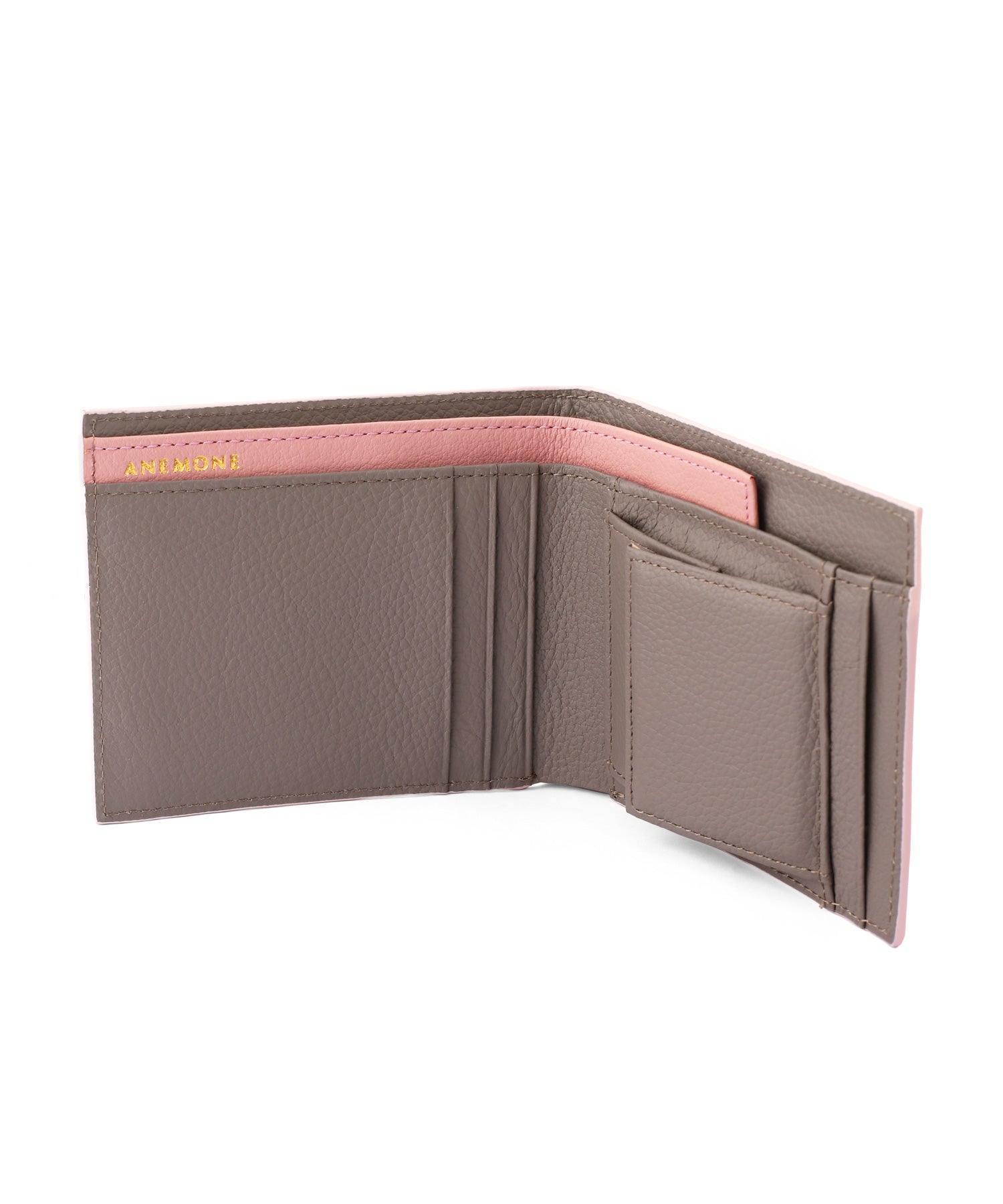 ANEMONE】2つ折りバイカラーレザーウォレット｜アネモネ