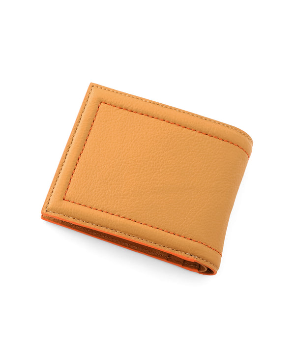 アネモネページ ANEMONE】2つ折りバイカラーレザーウォレット｜アネモネ・シエナロゼ