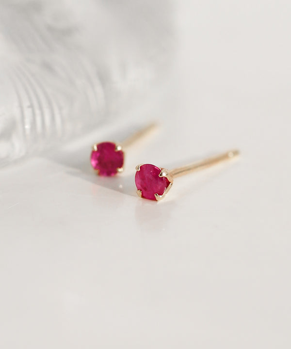 誕生石ピアス[K10]