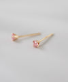 Birthstone earrings [K10]