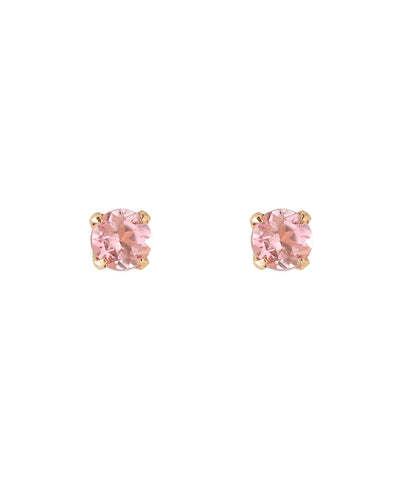 Birthstone Earrings [K10] [October - Pink Tourmaline]