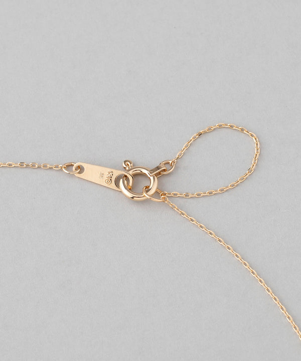 【ギフトボックス付】1粒ダイヤのネックレス[K10]