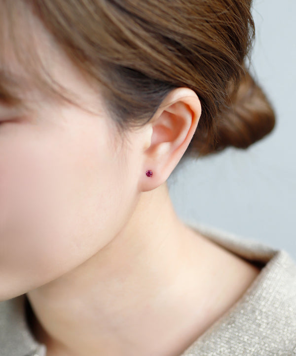 誕生石ピアス[K10]