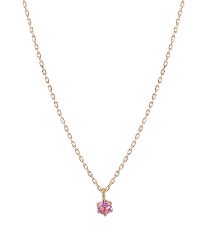 【ギフトボックス付】誕生石ネックレス[K10]