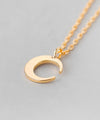 Moon Necklace [K10] [Gift Box Included]