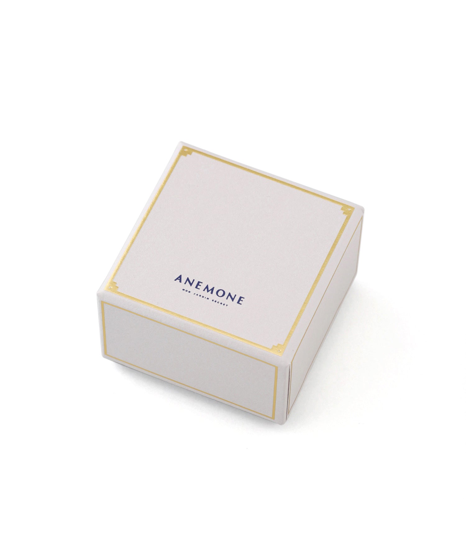 ANEMONE】【ギフトボックス付】スクエアホワイトトパーズ