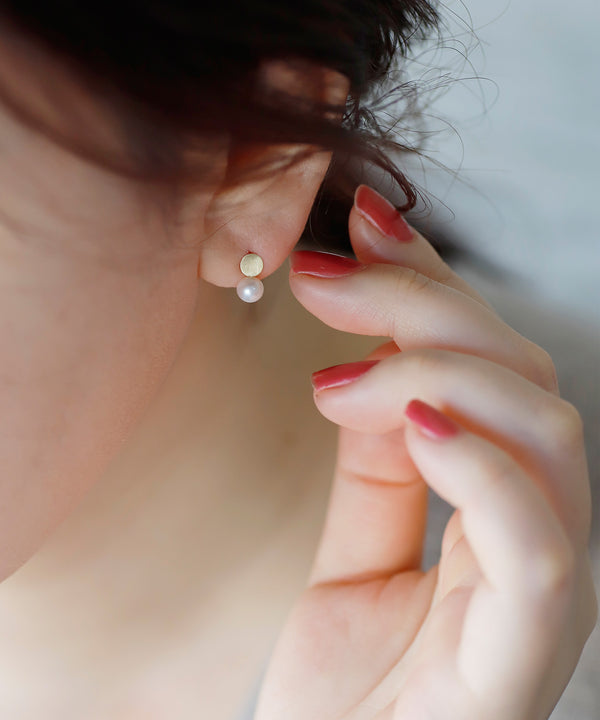 スコッチ・パールピアス[K10]