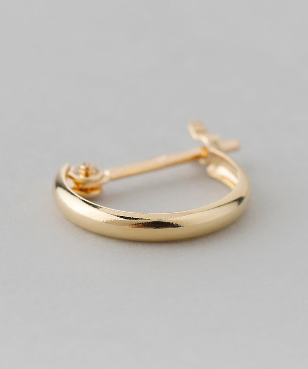 ミニフープピアス[K10]