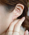 ミニフープピアス[K10]