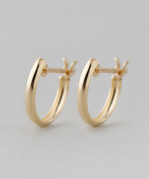 ミニフープピアス[K10]