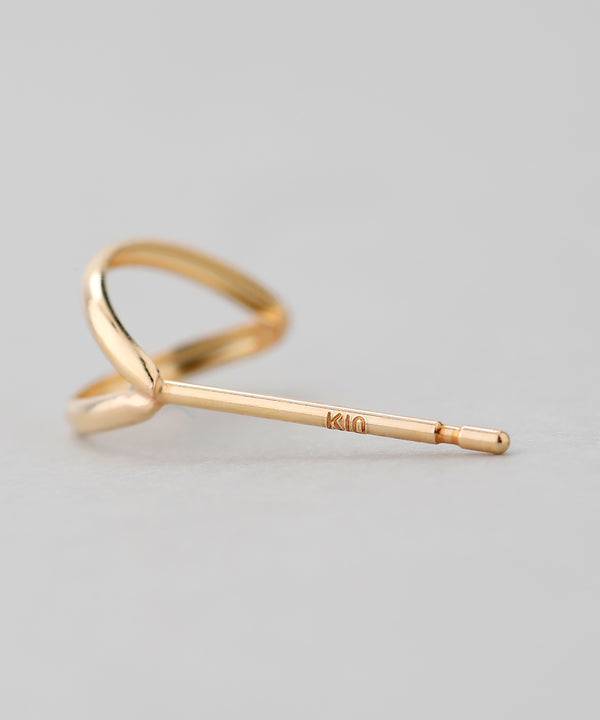 カーブマーキスピアス[K10]