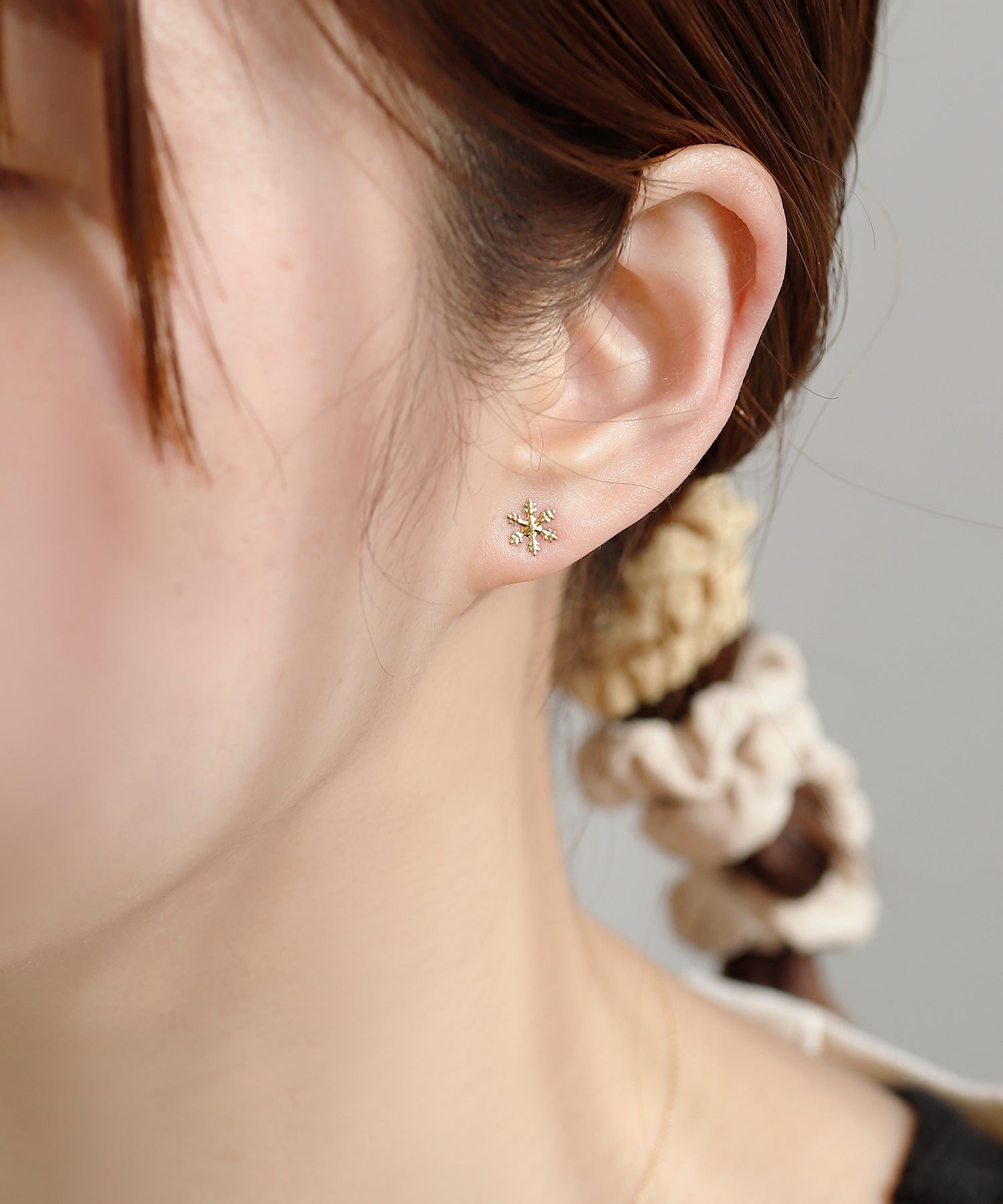 ANEMONE】スノーフレークアシメピアス[K10]｜SANPO ONLINE(サンポー