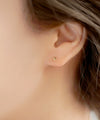 ハートミニピアス[K10]