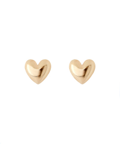 ハートミニピアス[K10]