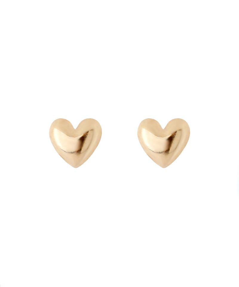 ハートミニピアス[K10]