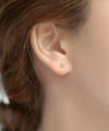 ムーンミニピアス[K10]