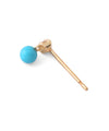 Gemstone sphere earrings [K10]