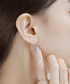 パール×ニュアンスラインピアス[K10]