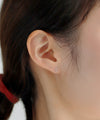 マーキスシェイプミニピアス[K10]